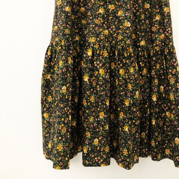 Sunning Vintage Floral Midi Dress - Poof Sleeves - Picture 10 of 13